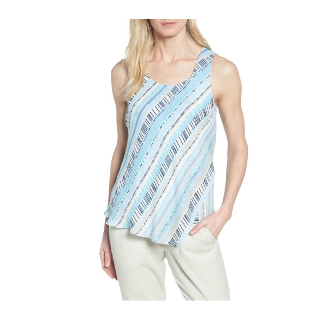NIC+ZOE Beach Striped Tank